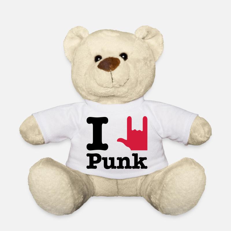 i love punk - Teddy Bear - white