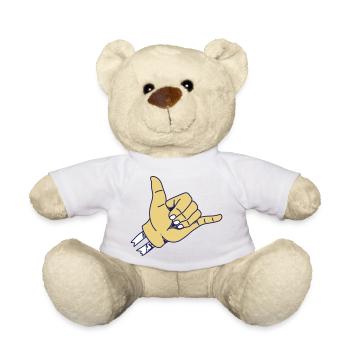 SURF | Surfer Salutations | Shaka - Nounours - blanc - Devant