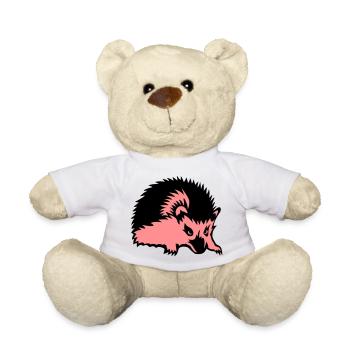 herisson pic mechant - Nounours - blanc - Devant