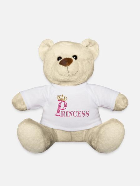 Princess Princess Crown- Princess Costume - Teddy Bear - white