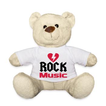 musique - Nounours - blanc - Devant