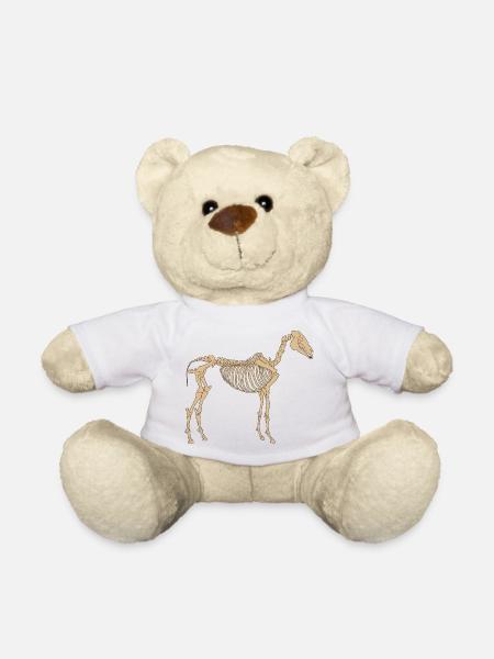 Paläolithisches Skelettpferd - Teddy - Weiß