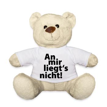 an mir liegts nicht - Teddy - Weiß - Vorne