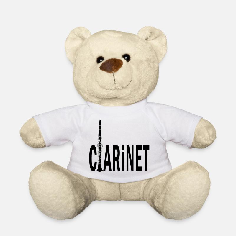 Texte de clarinette - Nounours - blanc