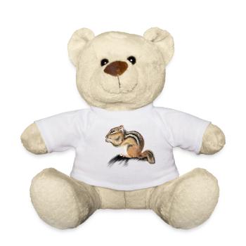 chipmunk - Teddy Bear - white - Front