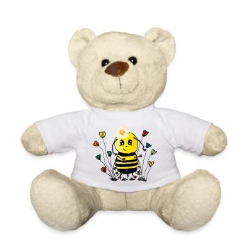 Apes bad bee - Teddy Bear - white - Front