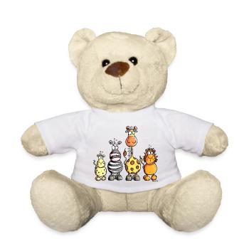 Das Afrika Team - Teddy - Weiß - Vorne