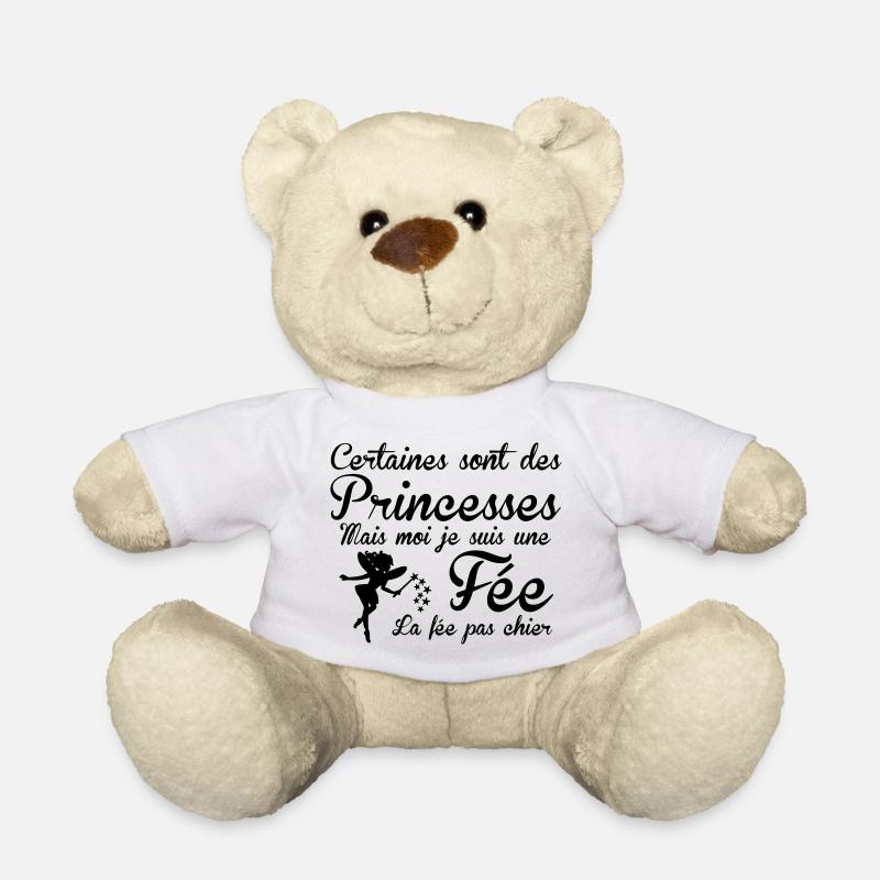 la fée pas chier - Nounours - blanc