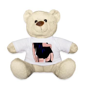 sexy ass, seksowny tyłek, sexy po, modèle knackpo - Nounours - blanc - Devant