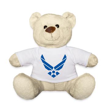 USA United States Air Force, USAF, U.S. Air Force - Teddy - Weiß - Vorne