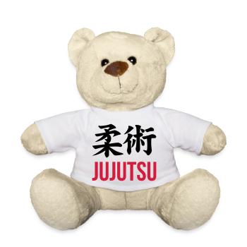 Jujutsu Jiu Jitsu Jiujitsu Ju-jitsu Jiu-jitsu - Teddy Bear - white - Front