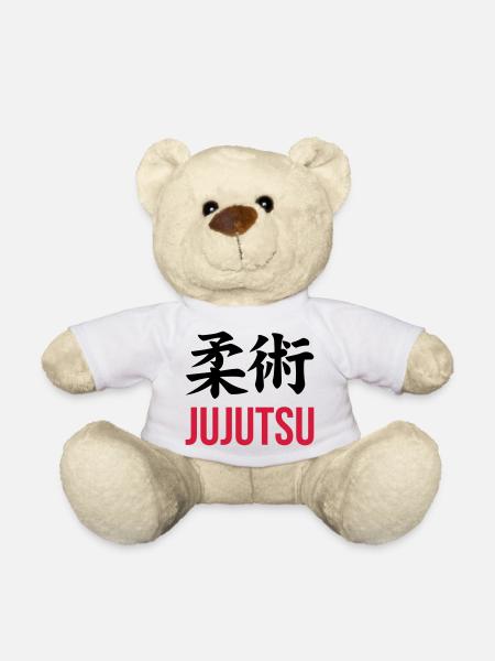 Jujutsu Jiu Jitsu Jiujitsu Ju-jitsu Jiu-jitsu - Teddy Bear - white