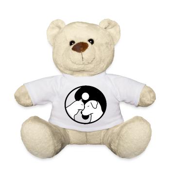Dog n ́ Cat - Teddy Bear - white - Front
