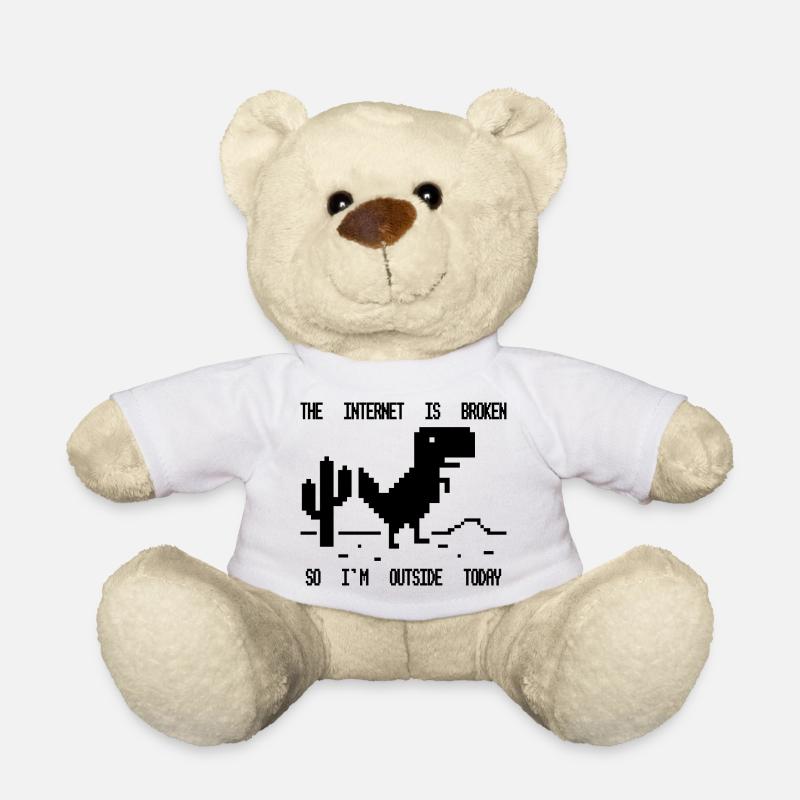 Das Internet ist kaputt - Teddy - Weiß