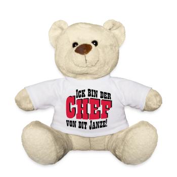Chef von dit janze - Teddy - Weiß - Vorne