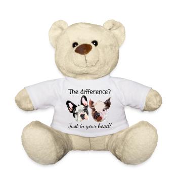 Just in your head- animal welfare - Teddy Bear - white - Front