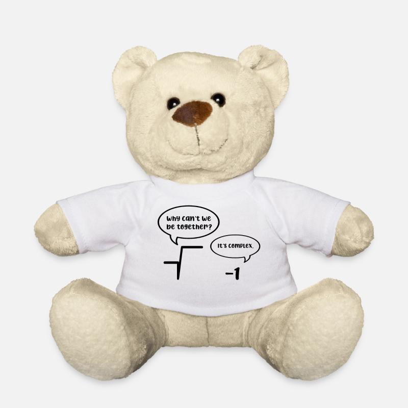 Nerd Witz Mathe - Teddy - Weiß