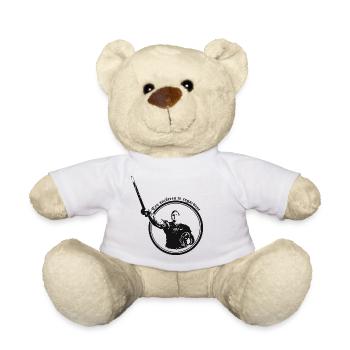 Guerrier épée en main - Nounours - blanc - Devant