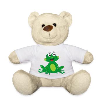 fröhlicher Frosch - Teddy - Weiß - Vorne