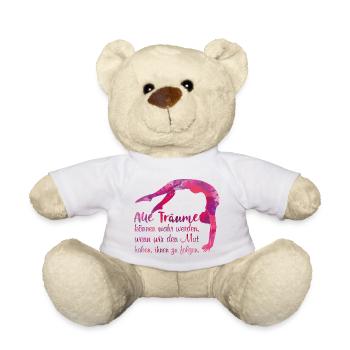 Alle Träume können wahr werden, wenn wir .... - Teddy - Weiß - Vorne