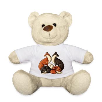 renards - Nounours - blanc - Devant