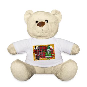 Noël Ho Ho Ho - Nounours - blanc - Devant