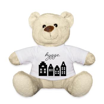 Inscription Hygge - Ville - Nounours - blanc - Devant