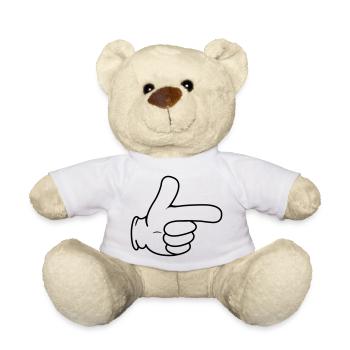 hand zeigefinger - Teddy - Weiß - Vorne