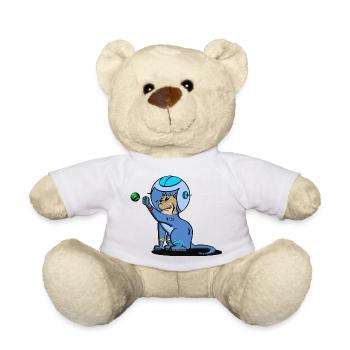 Space farm Colony Cat 2 - Teddy Bear - white - Front
