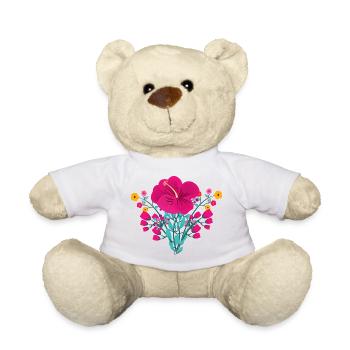 Blumen - Teddy - Weiß - Vorne