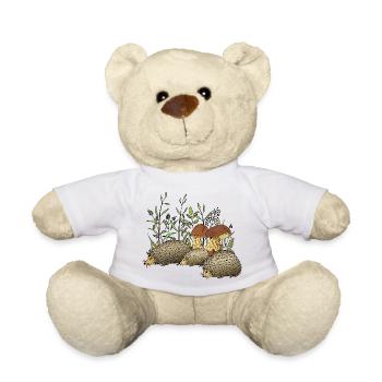Hedgehogs - Teddy Bear - white - Front