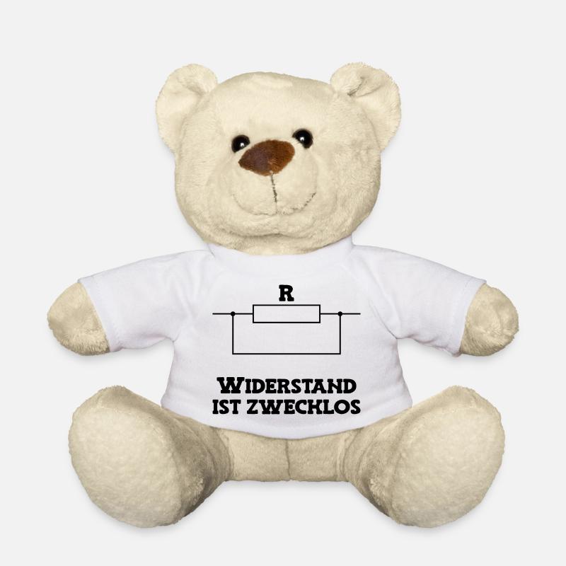 Widerstand ist zwecklos - Teddy - Weiß