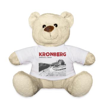 Schweizer Berge T-Shirt Appenzell Kronberg - Teddy - Weiß - Vorne