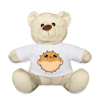 Pufferfish - Teddy Bear - white - Front