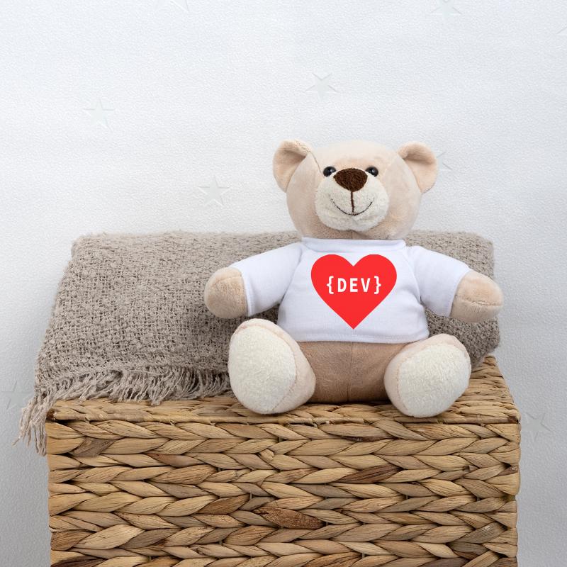 Software Developer, Liebe Code DEV Entwickler Tag Teddy