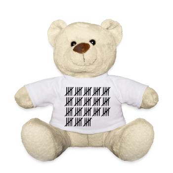 90 anniversaire Liste-barres - 90 ans - Nounours - blanc - Devant