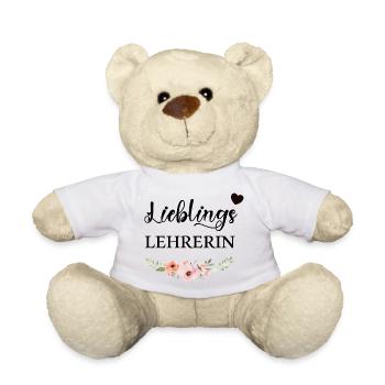 Lieblings Lehrerin - Teddy - Weiß - Vorne