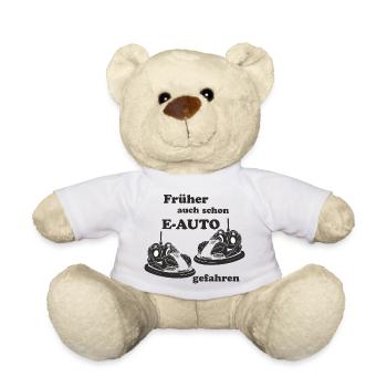 E Auto gefahren Elektro - Teddy - Weiß - Vorne