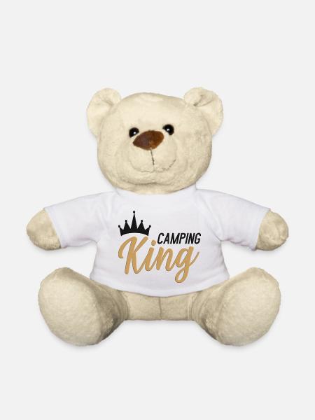 Camping King gold black - Teddy - Weiß