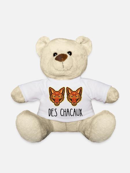 des chacaux - Nounours - blanc