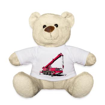 Mobile crane - Teddy Bear - white - Front