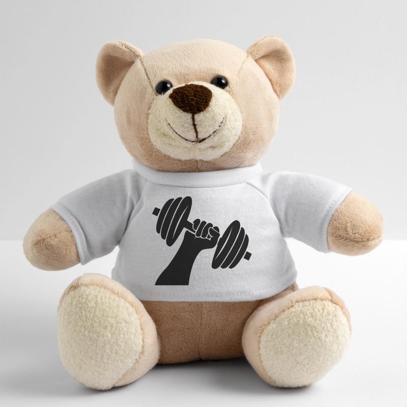 Dumbbell Weights Teddy Bear