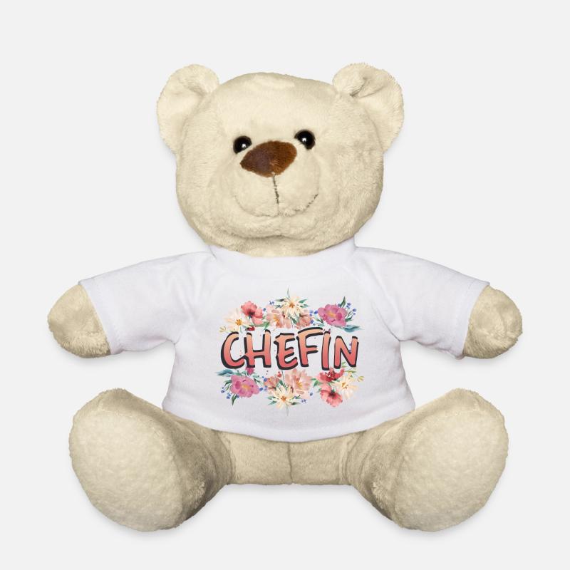 Chefin - Teddy - Weiß