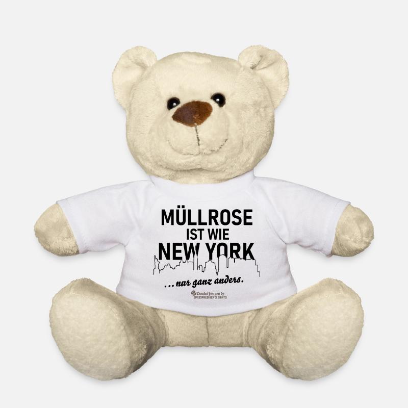 Müllrose ist wie New York - Teddy - Weiß