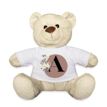 lettre A - Nounours - blanc - Devant