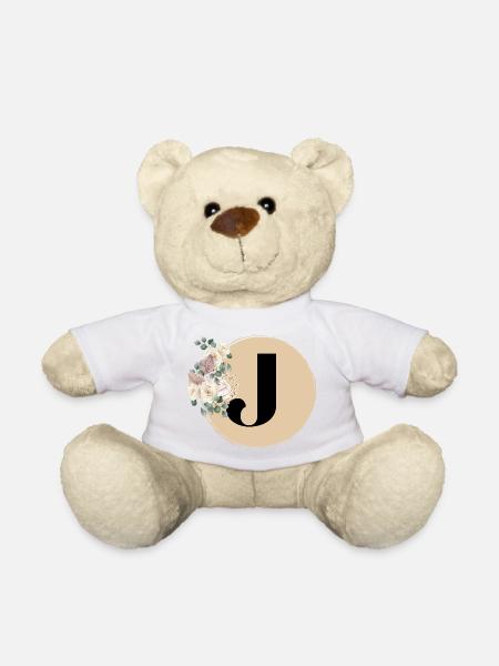 Buchstabe J - Teddy - Weiß