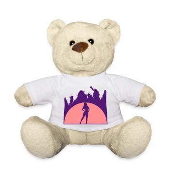 Sexy Frau Urlaub - Teddy - Weiß - Vorne