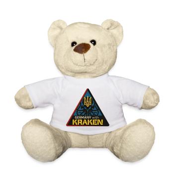 Germany with Kraken UA - Teddy Bear - white - Front