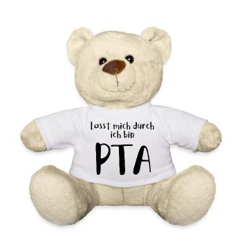 Lasst mich durch in bin PTA - Teddy - Weiß - Vorne