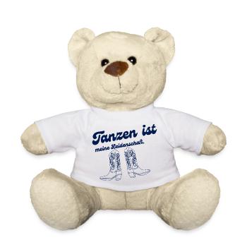 Tanzen ist meine Leidenschaft - Teddy - Weiß - Vorne